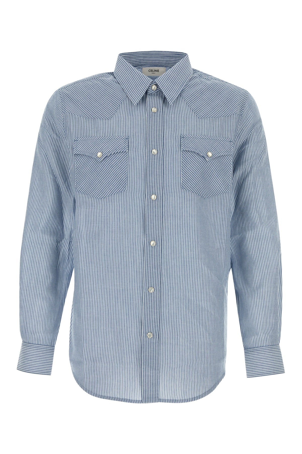 CHEMISE WESTERN LOOSE-RAYURE CHEMISE SHIRTS