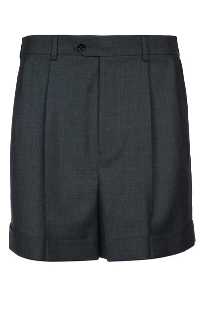 SHORT SCHOOL BOY-TOILE DE LAINE MELANGE SHORTS