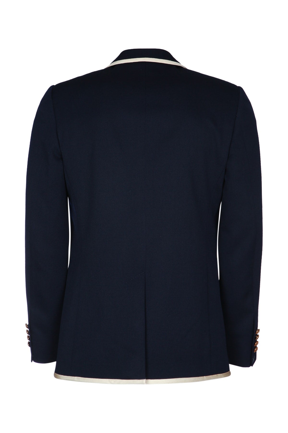 VESTE CLASSIQUE TRESSEE BLASON-LAINE DIAGONALE BLAZERS AND VESTS