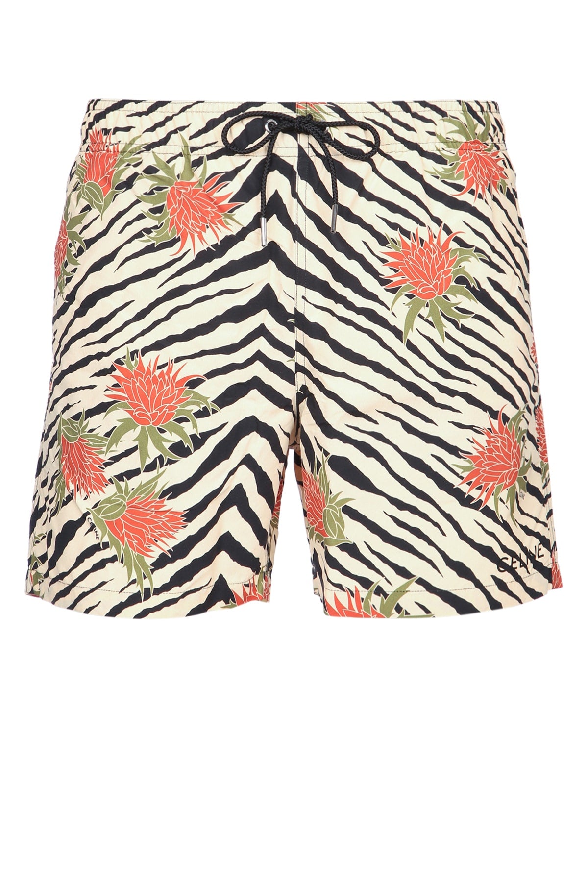 SHORT DE BAIN TRIOMPHE-NYLON TIGRE CHARDON SHORTS