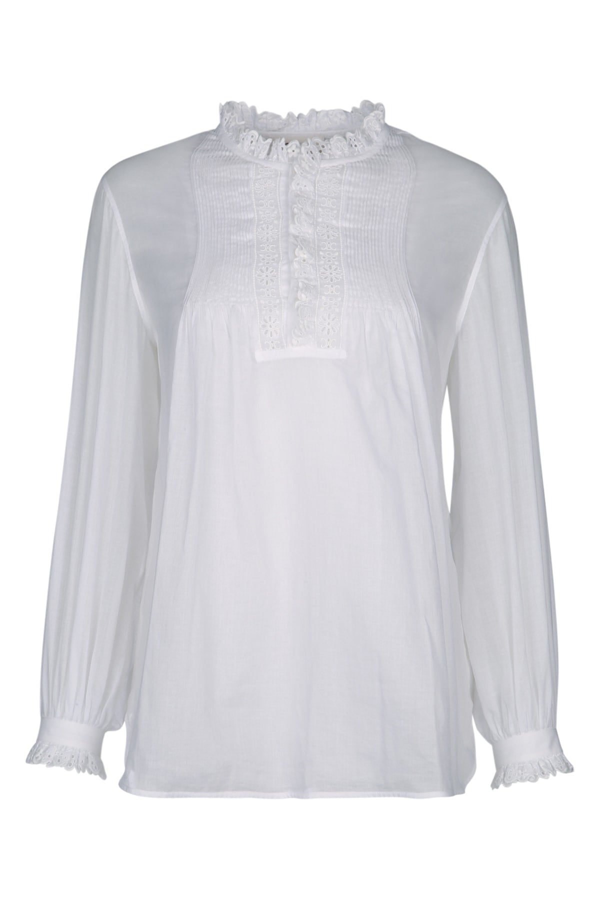 CHEMISE ROMY FRILL BRODEE SHIRTS