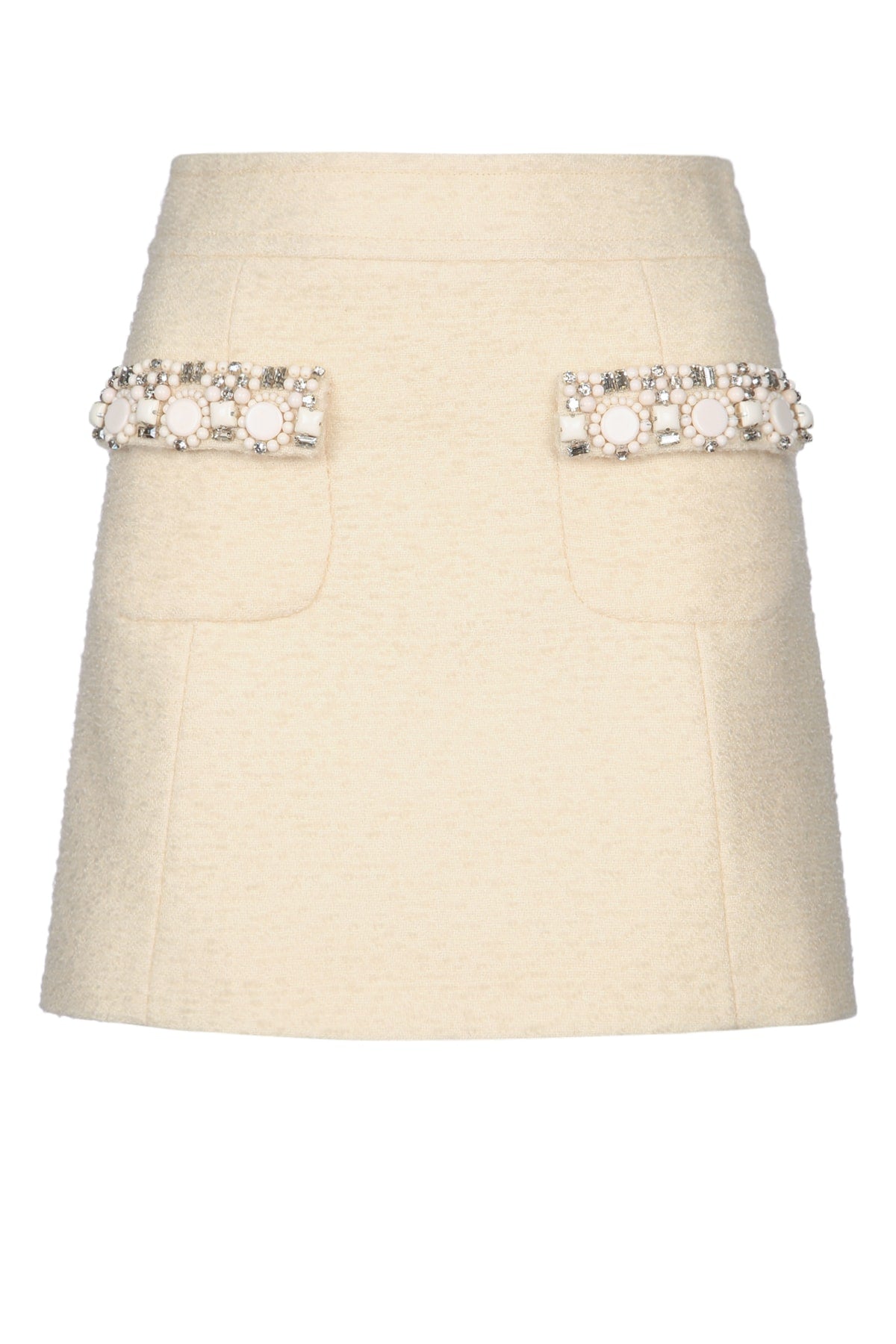 MINI JUPE POCHES BRODEES SKIRTS