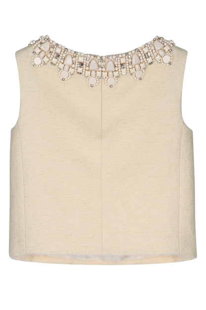 TOP ST GERMAIN COL BRODE TOPS