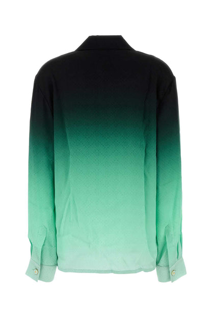 Casablanca Cuban collar long sleeve shirt