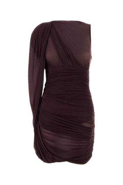 Magda Butrym Pf25 dress 24 bordeaux