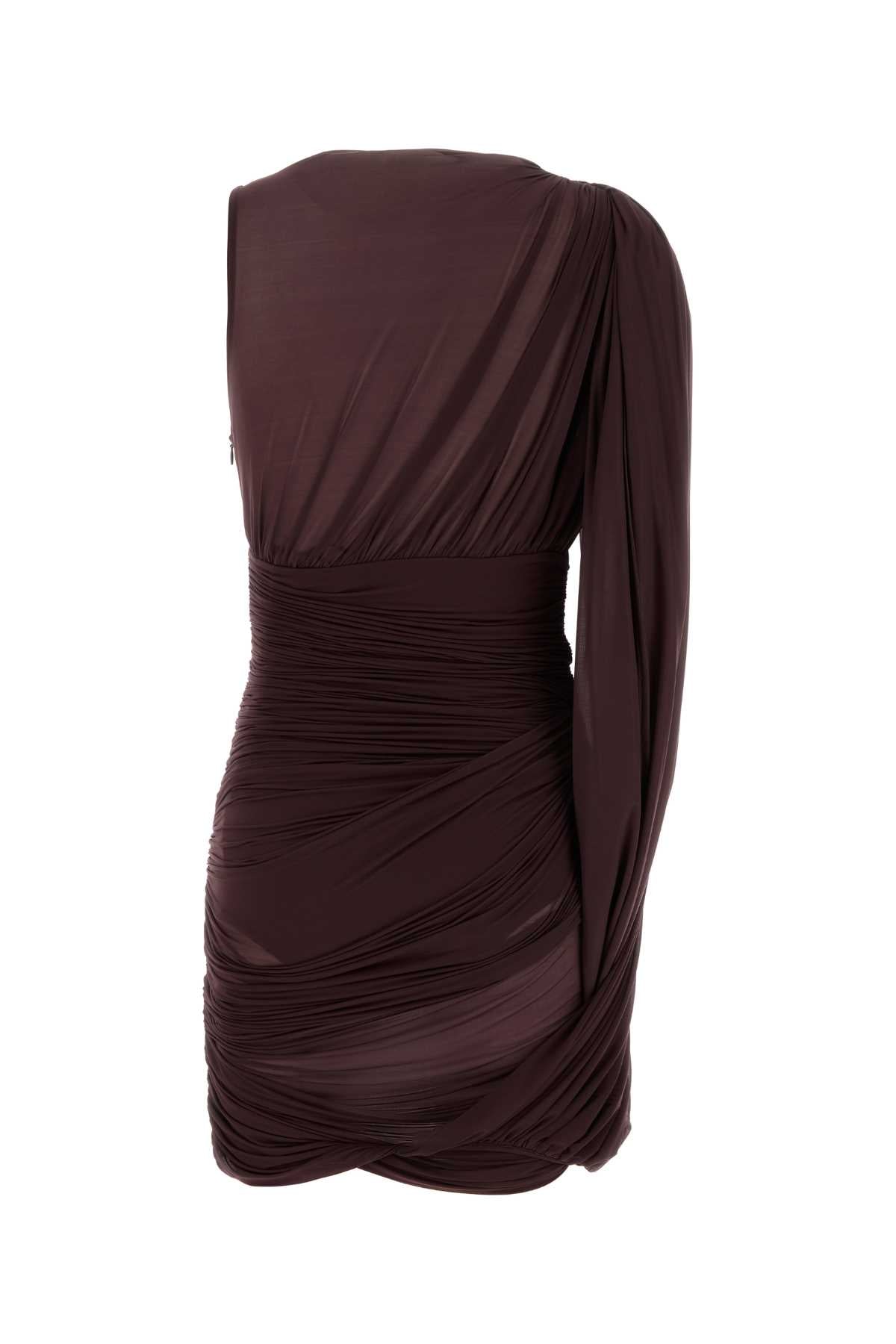 Magda Butrym Pf25 dress 24 bordeaux