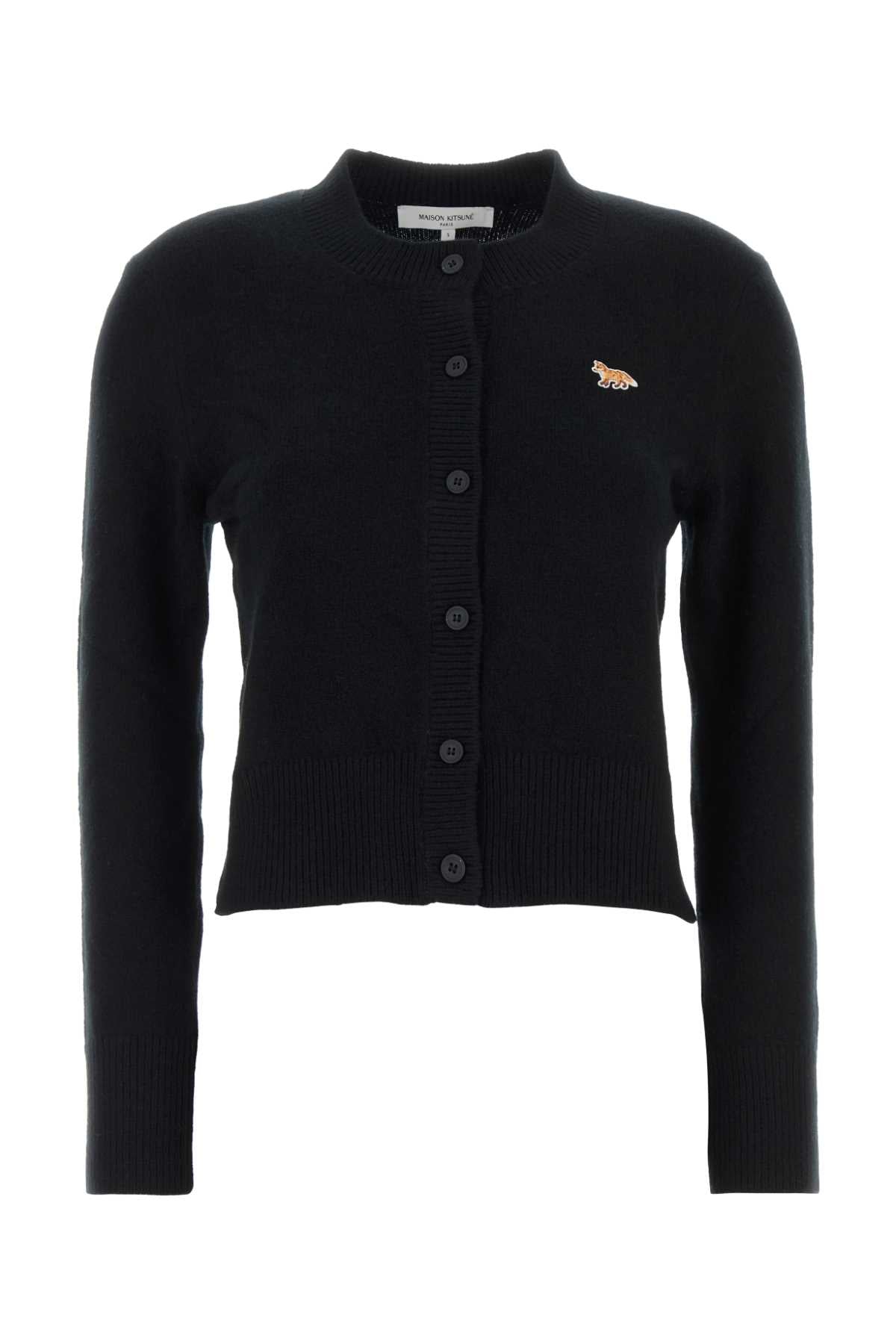 BABY FOX LAMBSWOOL FITTED CARDIGAN KNITWEARS