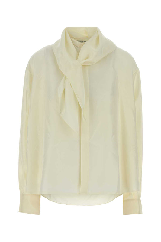 Carven Sh303-bow shirt