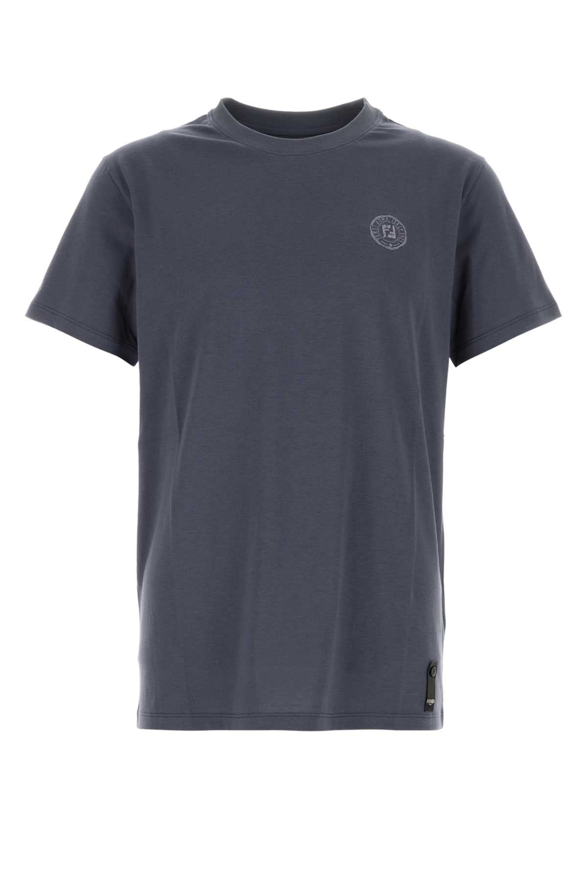 T-SHIRT CO FENDI STAMP T-SHIRTS