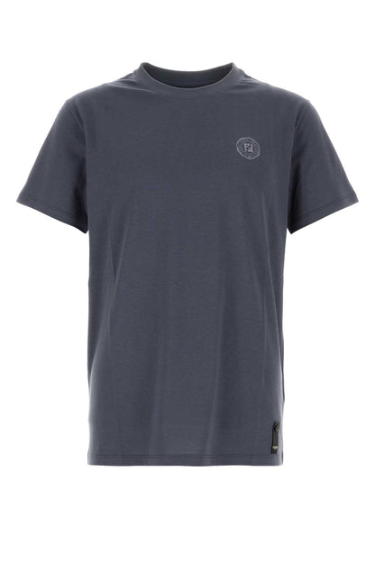 T-SHIRT CO FENDI STAMP T-SHIRTS