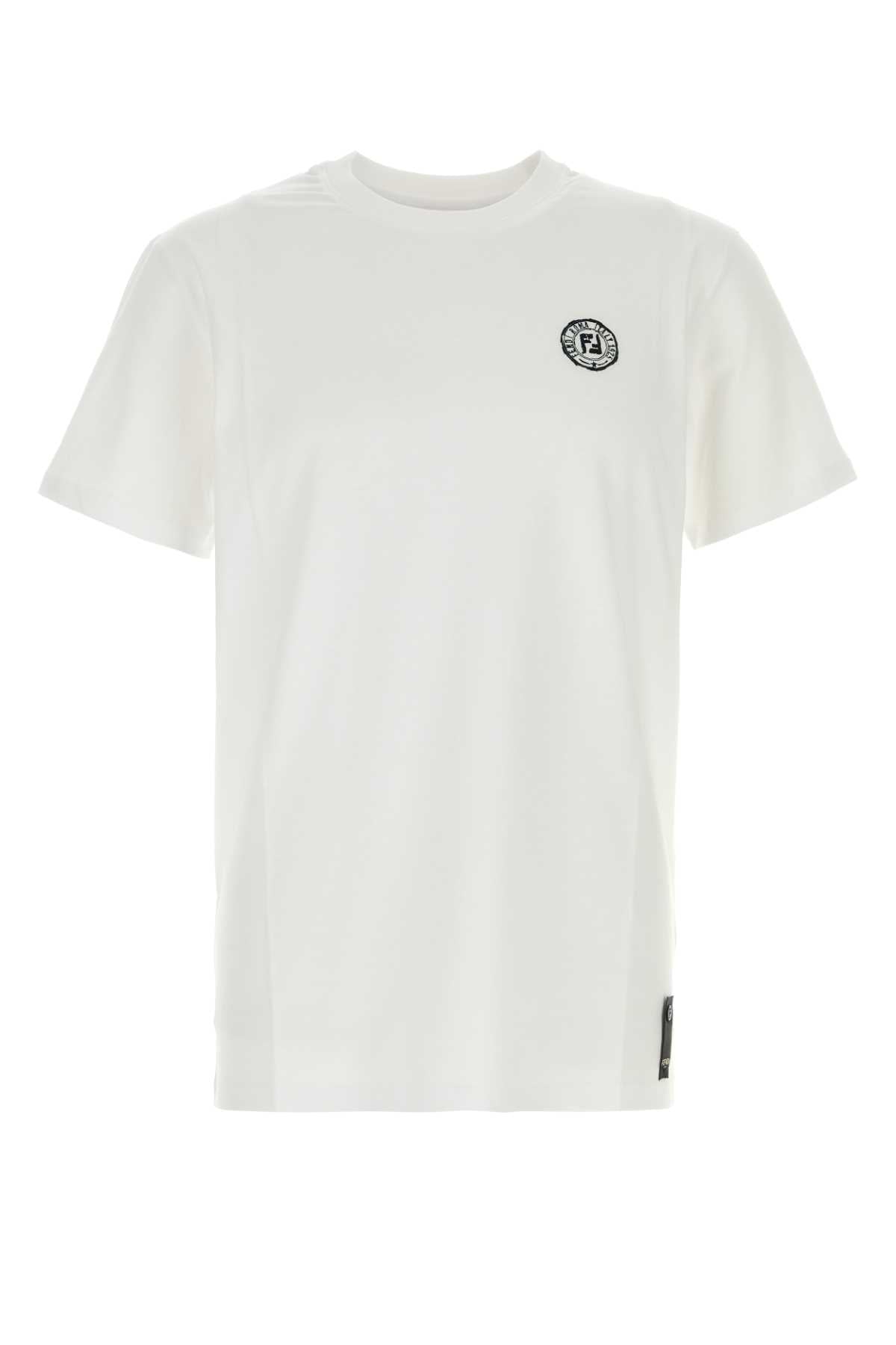 T-SHIRT CO FENDI STAMP T-SHIRTS
