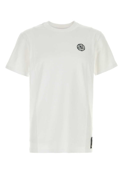 T-SHIRT CO FENDI STAMP T-SHIRTS