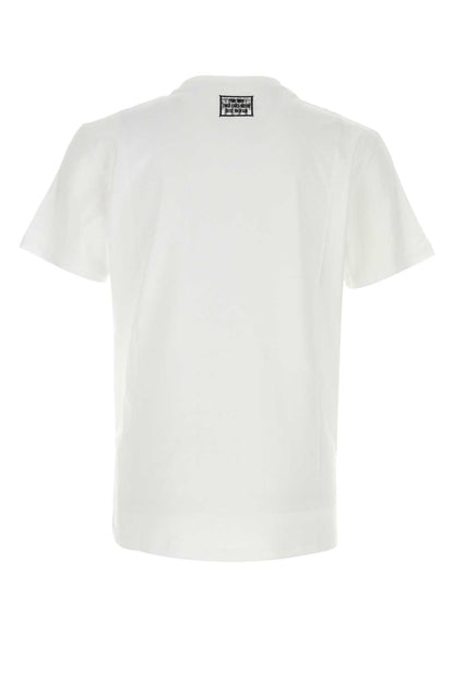T-SHIRT CO FENDI STAMP T-SHIRTS