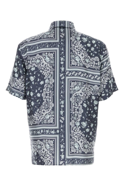 CAM M.C. SILK BANDANA PRINT SHIRTS