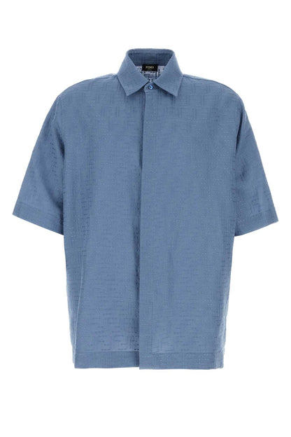 SHIRT LINEN FF JACQ ALLOVER SHIRTS