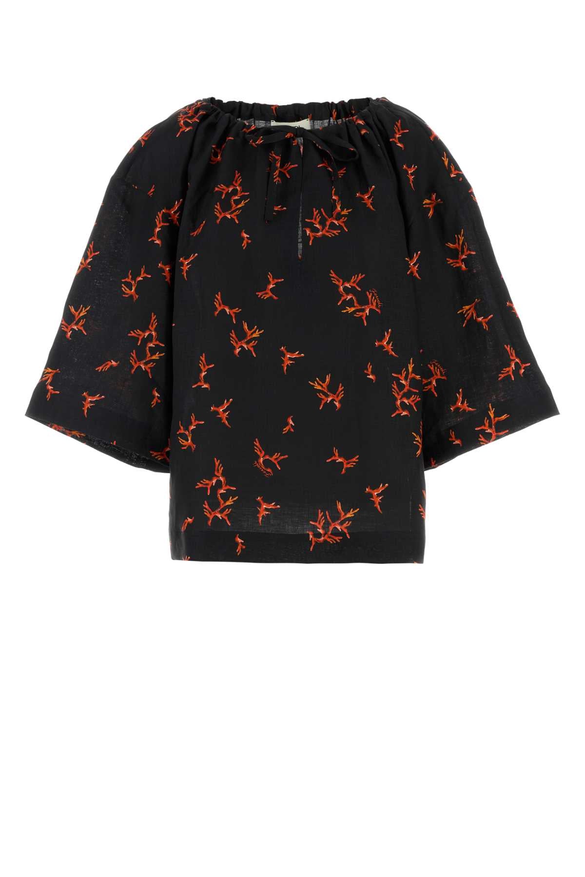 T-SHIRT FENDI EMBROIDE TOPS