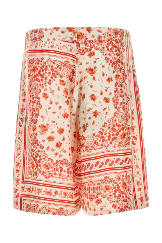 SHORTS SILK BANDANA PRINT SHORTS