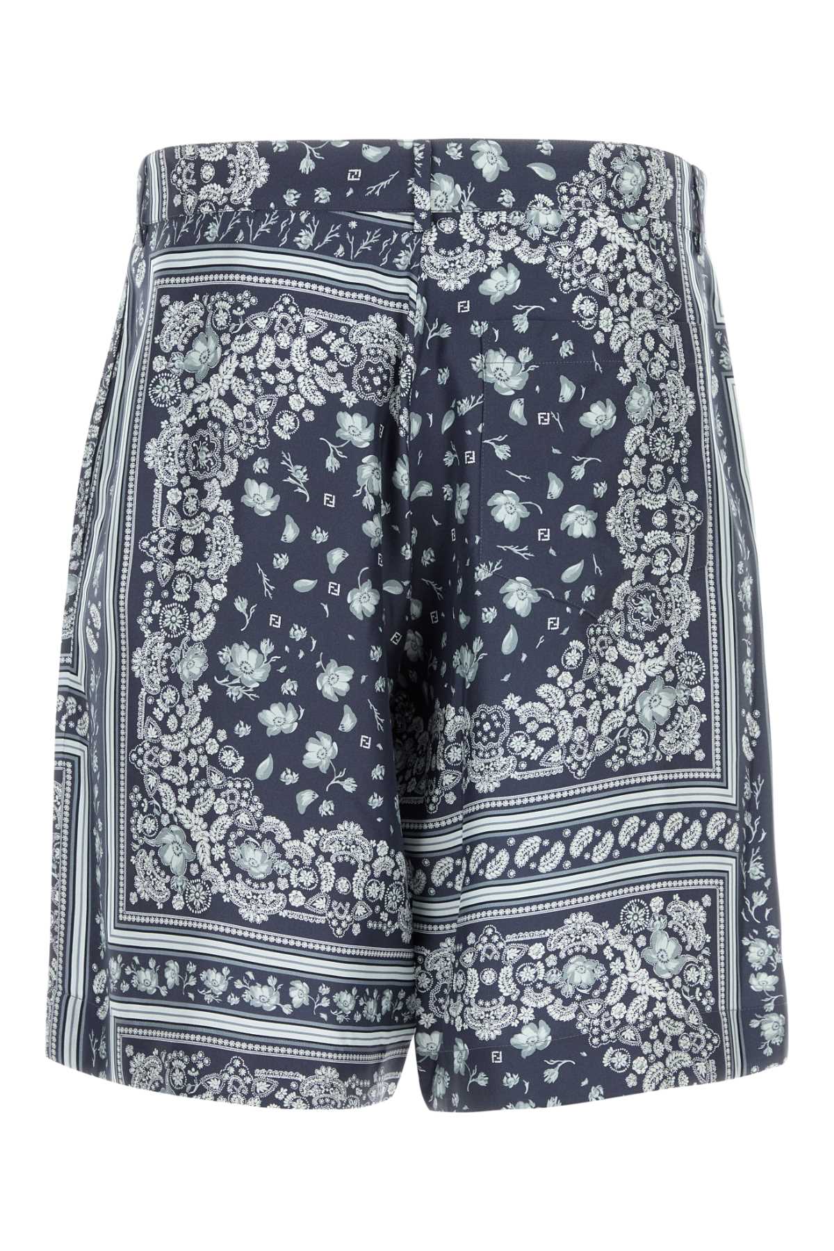 SHORTS SILK BANDANA PRINT SHORTS