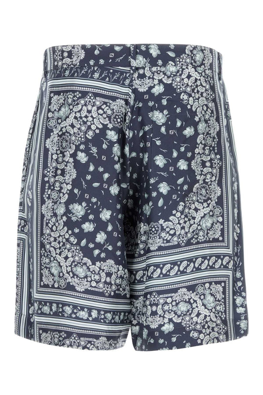 SHORTS SILK BANDANA PRINT SHORTS