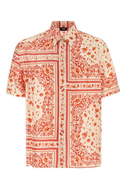 CAM M.C. SILK BANDANA PRINT SHIRTS
