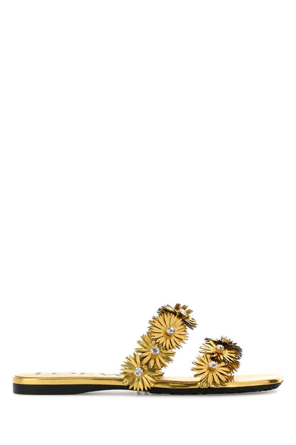 PETAL FLOWER CRYSTAL SANDAL SANDALS