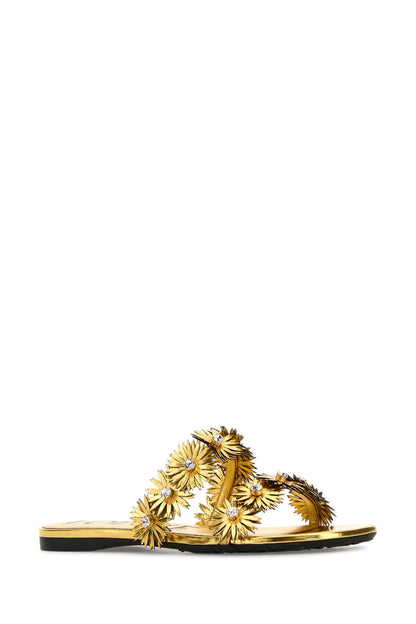 PETAL FLOWER CRYSTAL SANDAL SANDALS