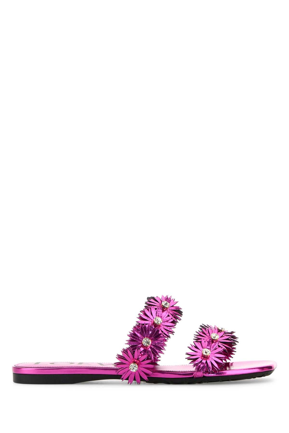 PETAL FLOWER CRYSTAL SANDAL SANDALS