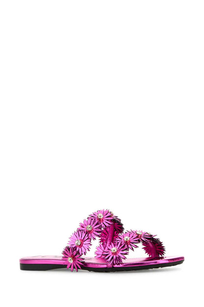 PETAL FLOWER CRYSTAL SANDAL SANDALS