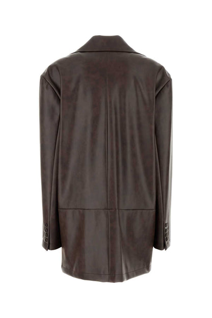 GIACCAOVER ECOPELLE BLAZERS AND VESTS