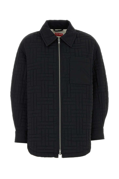 Kenzo Kenzo weave quilted blouson