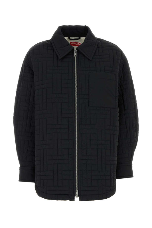 Kenzo Kenzo weave quilted blouson