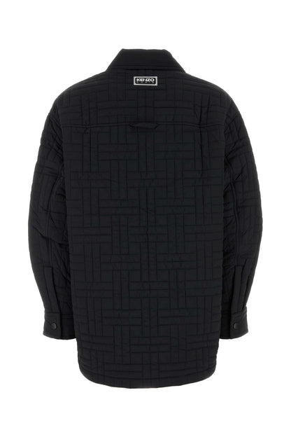 Kenzo Kenzo weave quilted blouson