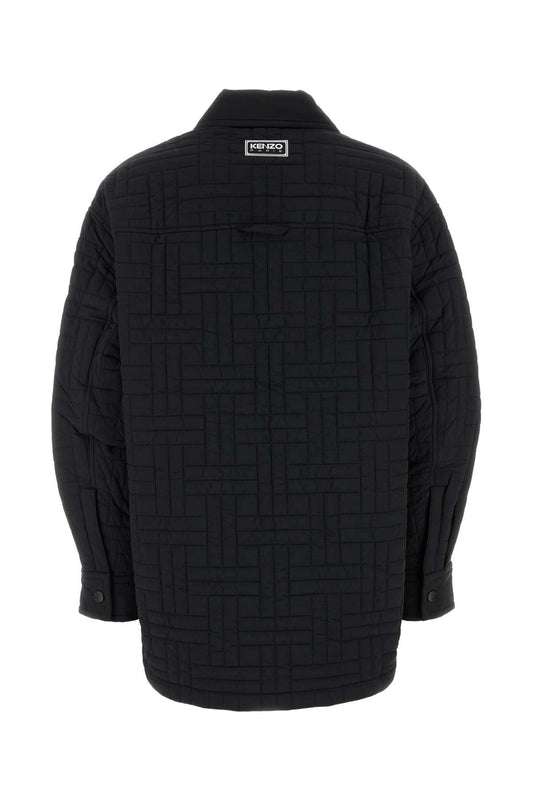 Kenzo Kenzo weave quilted blouson