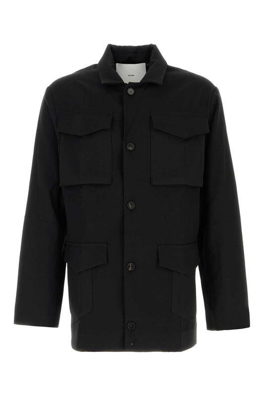 Setchu Safari origami jacket 2 cropped matte & shiny