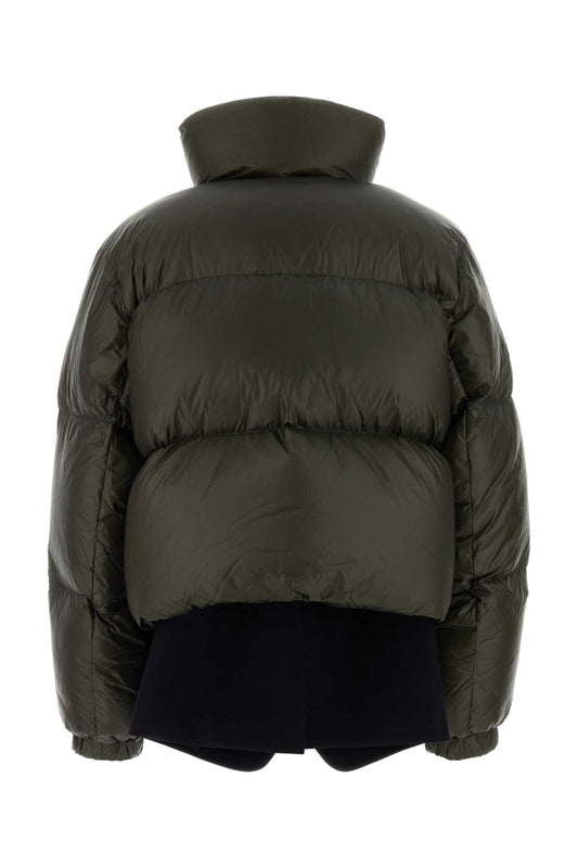 Sacai Wool melton x puffer blouson