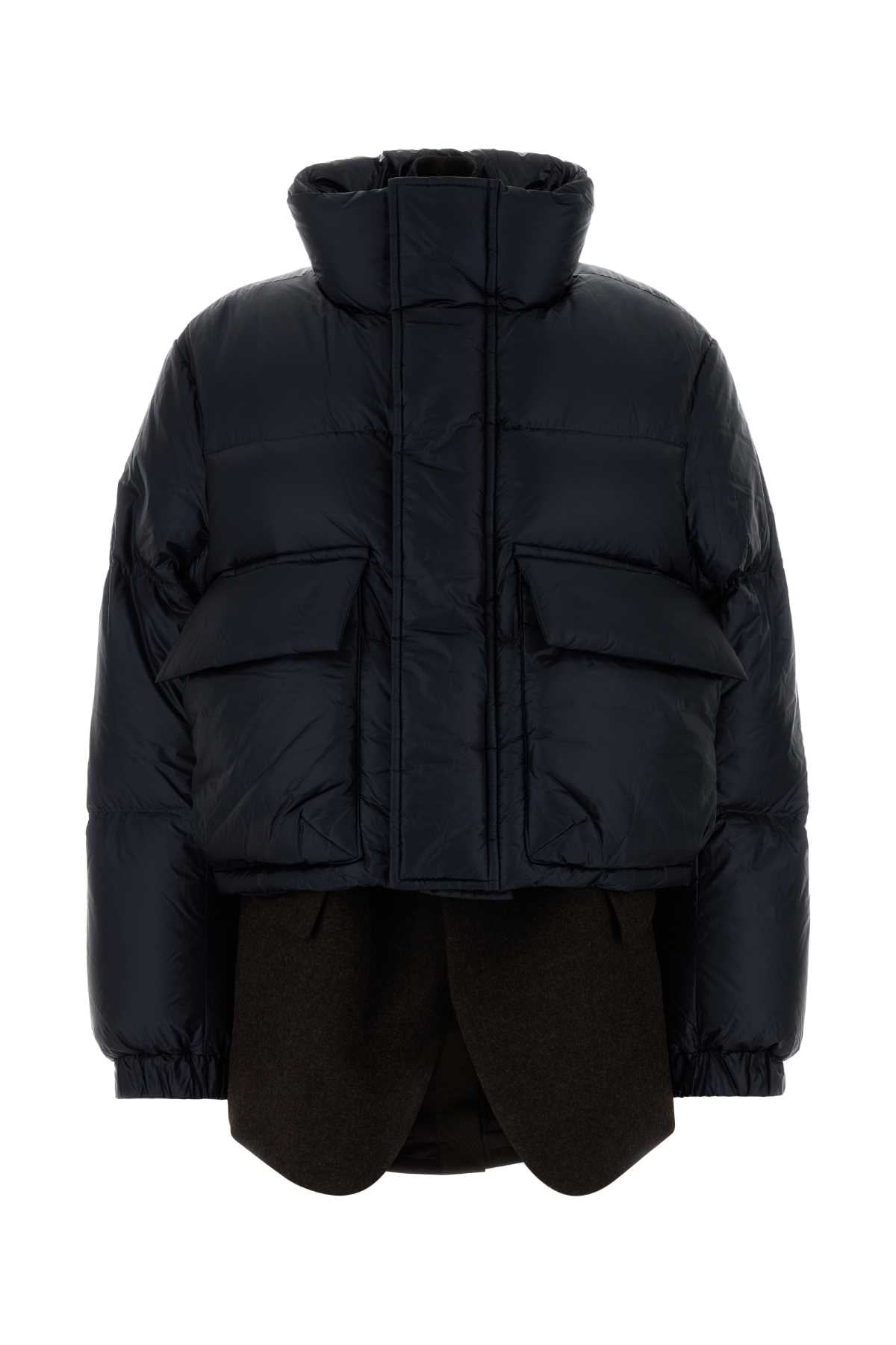Sacai Wool melton x puffer blouson
