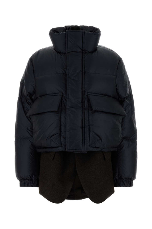 Sacai Wool melton x puffer blouson