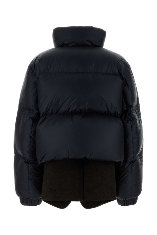 Sacai Wool melton x puffer blouson