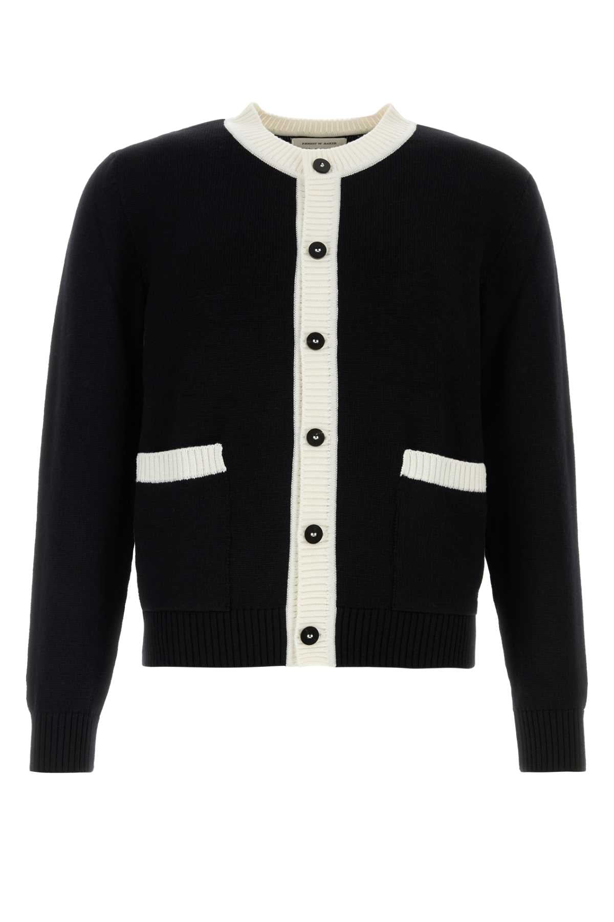CONTRAST RIB CARDIGAN KNITWEARS
