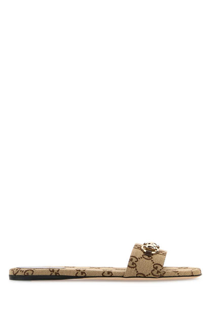 Gucci Wsiaga slide canvas gg w/hb