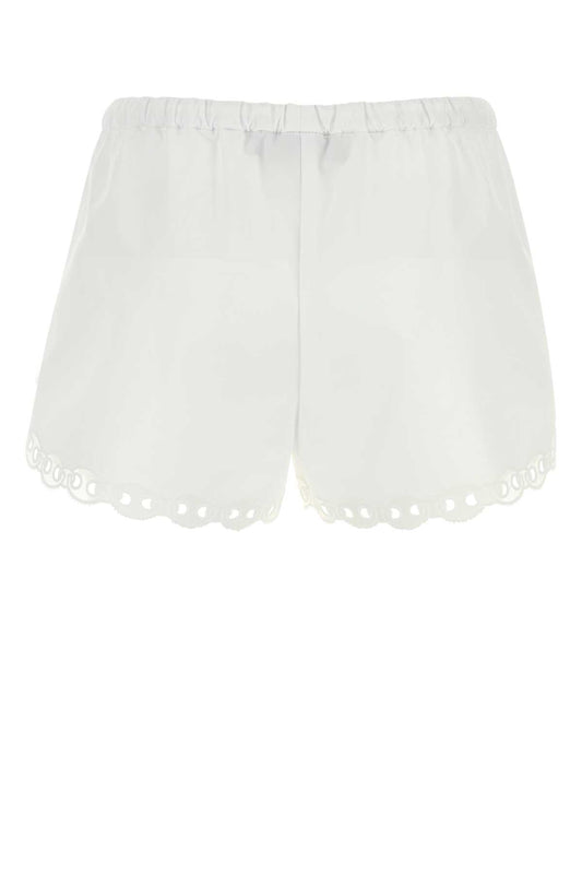 SHORTS CTN POPELINE W/EMB_19 SHORTS