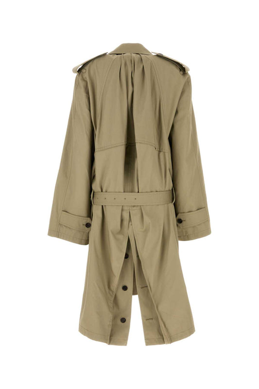 Balenciaga Draped neck trench