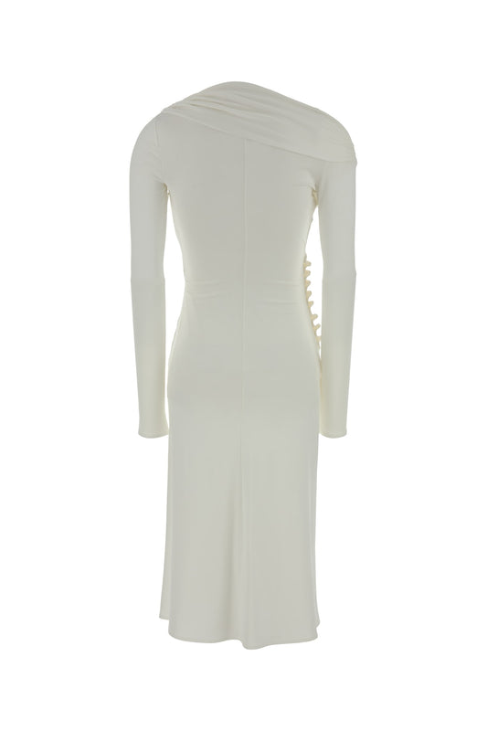 Elisabetta Franchi Abito midi scollo v