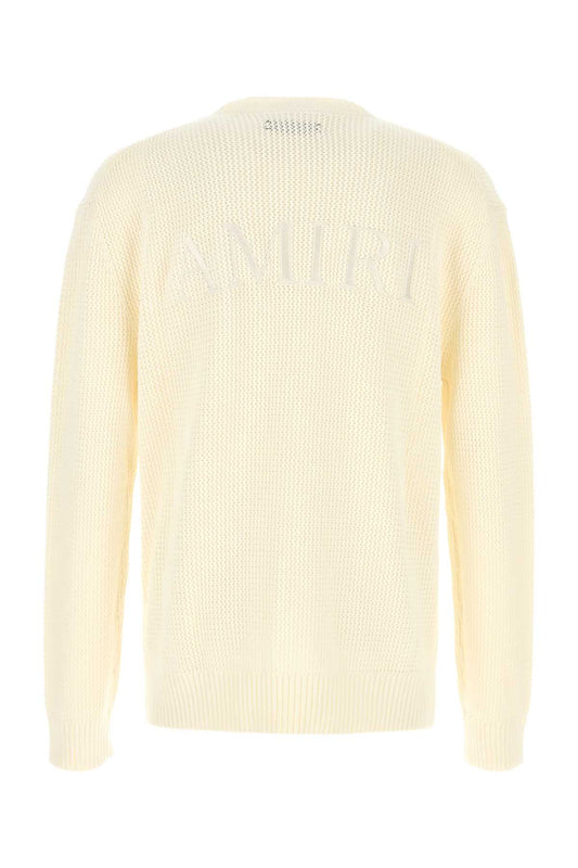 Amiri Amiri crochet mesh crew