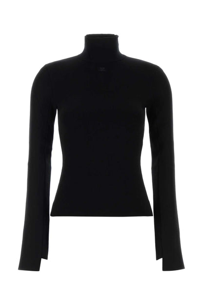 Courreges Interlock mockneck
sweater