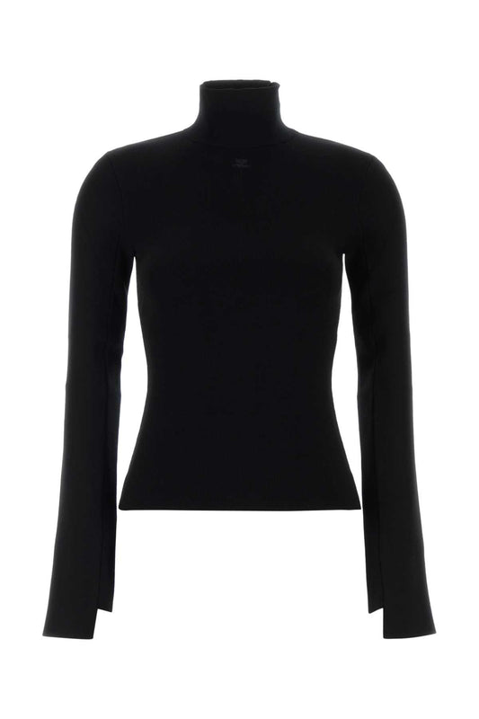 Courreges Interlock mockneck
sweater