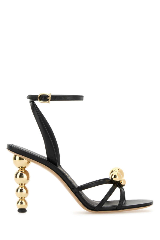 DETAILED ARCHIVE HEEL SANDALS