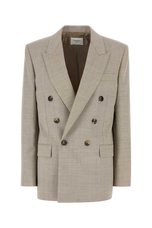 Saint Laurent Veste toile laine