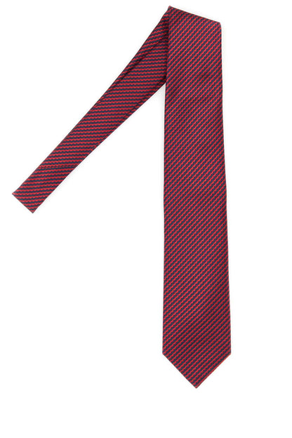 Brioni Crav. stand. 8x150 silk micro motif jacquard