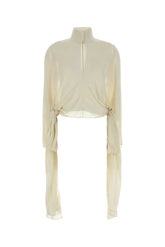 Alaia Maxi bow blouse